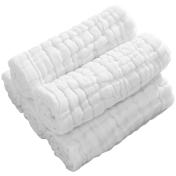 5 uds., Pañales de algodón, almohadillas para pañales para bebés, tela absorbente para eructos, baberos para bebés recién nacidos