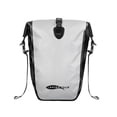 thumbnail image 1 of AFISHTOUR Quick-Release 25L Waterproof Bike Pannier Bag for Mountain Bikes, Rear Rack Mountable, Durable PVC Material, Army Green/Grey/Black Options, 1 of 7