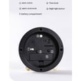 thumbnail image 5 of Despertador, Reloj Redondo Lindo y silencioso con luz LED para niños y niñas, Estable para Oficina en casa, Despertador Creativo para cabecera, Mini Reloj Silencioso, 5 of 5