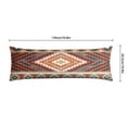 thumbnail image 4 of Boho Long Body Pillow Cover – Soft & Breathable Ethnic Fabric, Hidden Zipper, 20"x54", Stylish Abstract Tribal Print – Gift for Side Sleepers, Pregnancy, Home Decor, 4 of 5