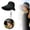 black, variant on Klonfd UPF 50+ Sun Wide Brim Hat Outdoor Summer Beach Travel Packable Visor For Gardening Hiking