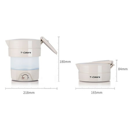 

Folding Electric Kettle 0.8L Portable Electric Cooking Pot 10V-240V