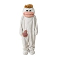 thumbnail image 4 of ZHANGDER Silly Big Mouth Monster Onesie, Cozy Plush Homewear with Shoes, 2 Years-2XL, 4 of 8