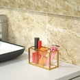 thumbnail image 4 of Porta brochas de maquillaje dorado, 4 of 7