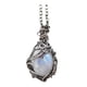 thumbnail image 1 of Collar personalizado para mujer con piedra lunar, collar con colgante conmemorativo, joya, regalo, 1 of 5