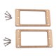thumbnail image 3 of 2 pastillas planas de madera de arce de doble bobina para guitarra eléctrica, anillo de montaje para marco humbucker con 8 tornillos GB305K (dorado), 3 of 7