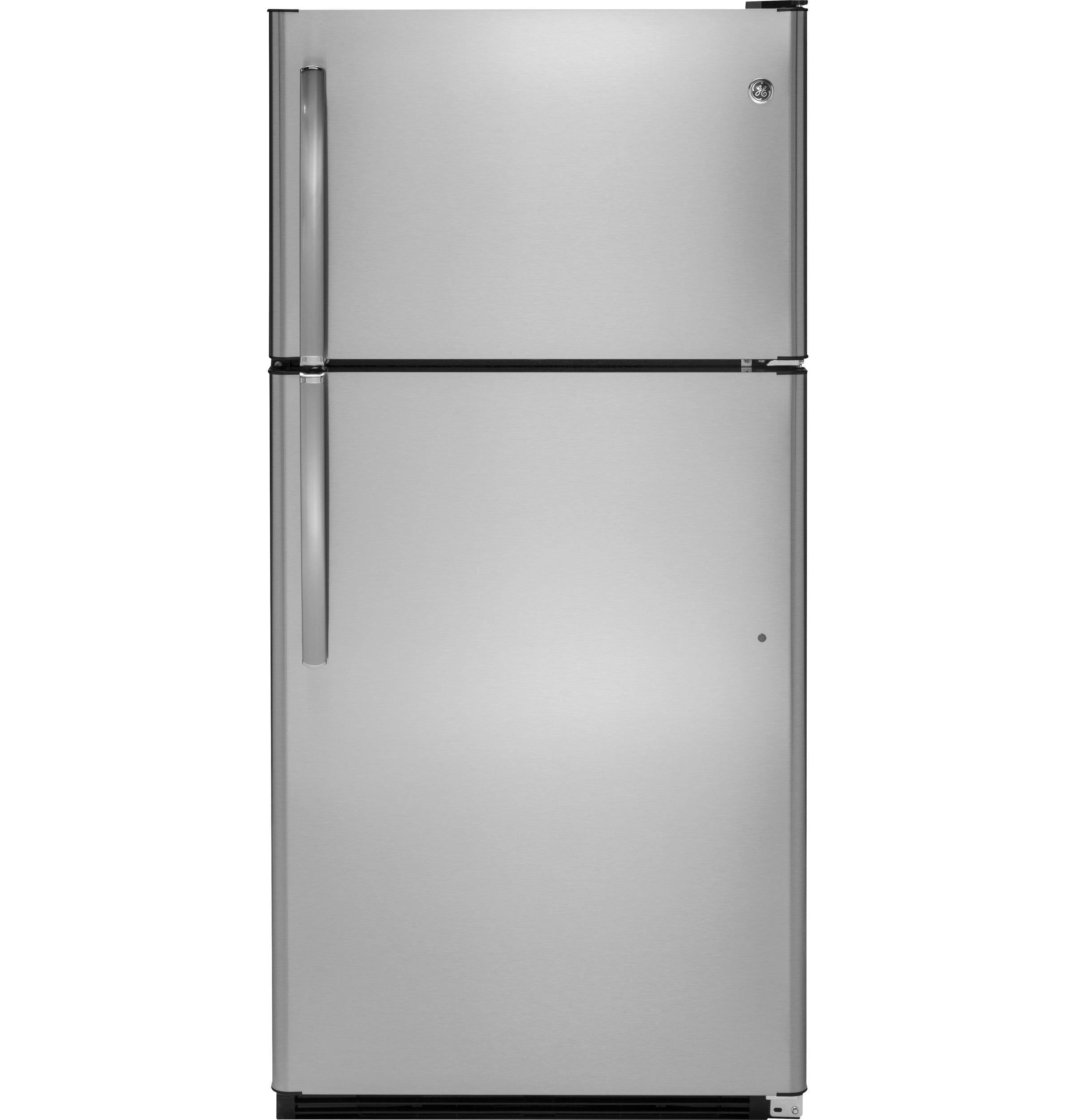 GE Appliances GTS21FSKSS 32 Inch Freestanding Top Freezer Refrigerator ...