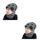 thumbnail image 2 of Qarigey Gorro de invierno para niños, forro polar a prueba de viento para niños, conjunto de calentador de cuello interior, gorros Type2 NO2, 2 of 6