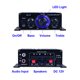 thumbnail image 2 of AMPLIFICADOR DE POTENCIA de Audio Brillar 2*50W Ecualizador de graves y agudos 20W ~ 200W HiFi Cine en casa para coche Clase D Mini amplificador de música Digital, 2 of 6