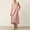 Pink, variant on Conservative Dress 2026 Solid Color Sleeveless V Neck Long Summer Dresses for Women with Pockets Pleated Regular Fit for Lounge and Relax White S