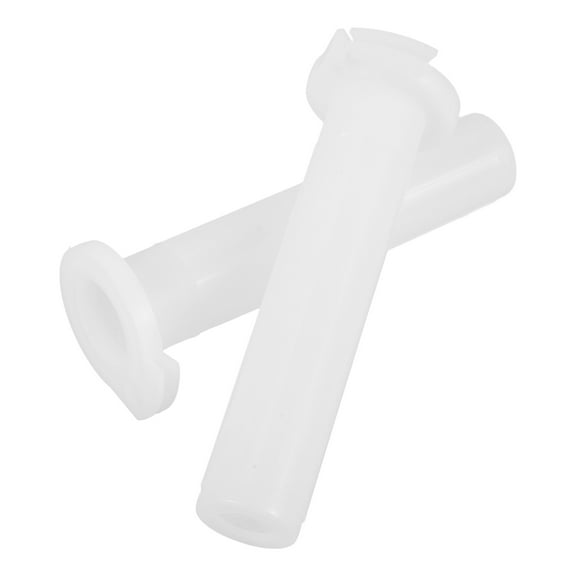 GOOHOCHY Motorcycle Throttle Tube Grip Core White Plastic for Maximum Control and Comfort 2pcs
