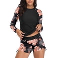 thumbnail image 1 of MKLEKYY Traje De Baño Mujer Women'S Long Sleeved Separate Surf Suit Wetsuit Swimsuit Set 5, 1 of 3