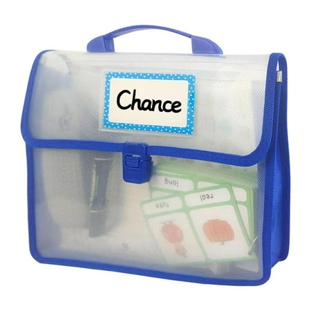 

See Through Bookbag | Student Book Pouches with Handle | Multifunctional Schoolbag Handbag for Books Files Documents Mobile Phones