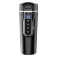 thumbnail image 4 of LEFU for Digital Display Car Electric Hot Water Cup 304 Stainless Steel Portable Heating Cup 12V/24V Intelligent Voltage Identification Leak-Proof Design 500ml Capacity for Travel, 4 of 9