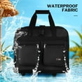 thumbnail image 2 of 30" 36" 40" Rolling Wheeled Duffel Bag Spinner Luggage Expandable (Black, 36"), 2 of 6