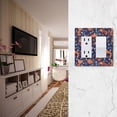 thumbnail image 5 of Yayeee Rocker Switch Wall Plate 2-Gang 4.7"x4.6" Home Decorative Outlet Cover, Red Panda Pattern, 5 of 6