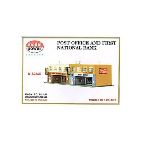 Model Power 1539 N Post Office & Bank Building Kits