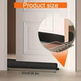 thumbnail image 3 of UHIAGREE Under Door Draft Stopper,36.6'' Weather Stripping Draft Stopper for Bottom of Door(Black), 3 of 7