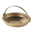 thumbnail image 4 of Elodie Casserole Suspendue Casserole de Camping avec Poignée Extérieur Intérieur Casserole Sukiyaki Nabe 24cm Or, 4 of 8