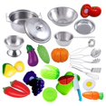 thumbnail image 2 of Juguetes de cocina para cocinar Los Juguetes de Cocina Fingen Utensilios de Cocina Utensilios Sartén , 25pcs Magideal Juguetes de cocina para cocinar, 2 of 7