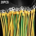 thumbnail image 1 of 20PCS BVR Solar PV Ground Wire with Terminals 10/12/14 AWG Solar Ground Wire, 1 of 3