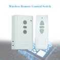 thumbnail image 4 of AC220V 2CH 433MHz Intelligent RF Wireless Remote Control Switch System and 1PCS 3 Key RF 433MHz Remote Controller 1527 Chip for Projection Screen Garage Door Electric Curtain, 4 of 7