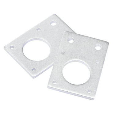 Uxcell Stepper Motor Mounting Bracket Mount Plate 42mm Silver Tone for 3D Printer 2 Pack