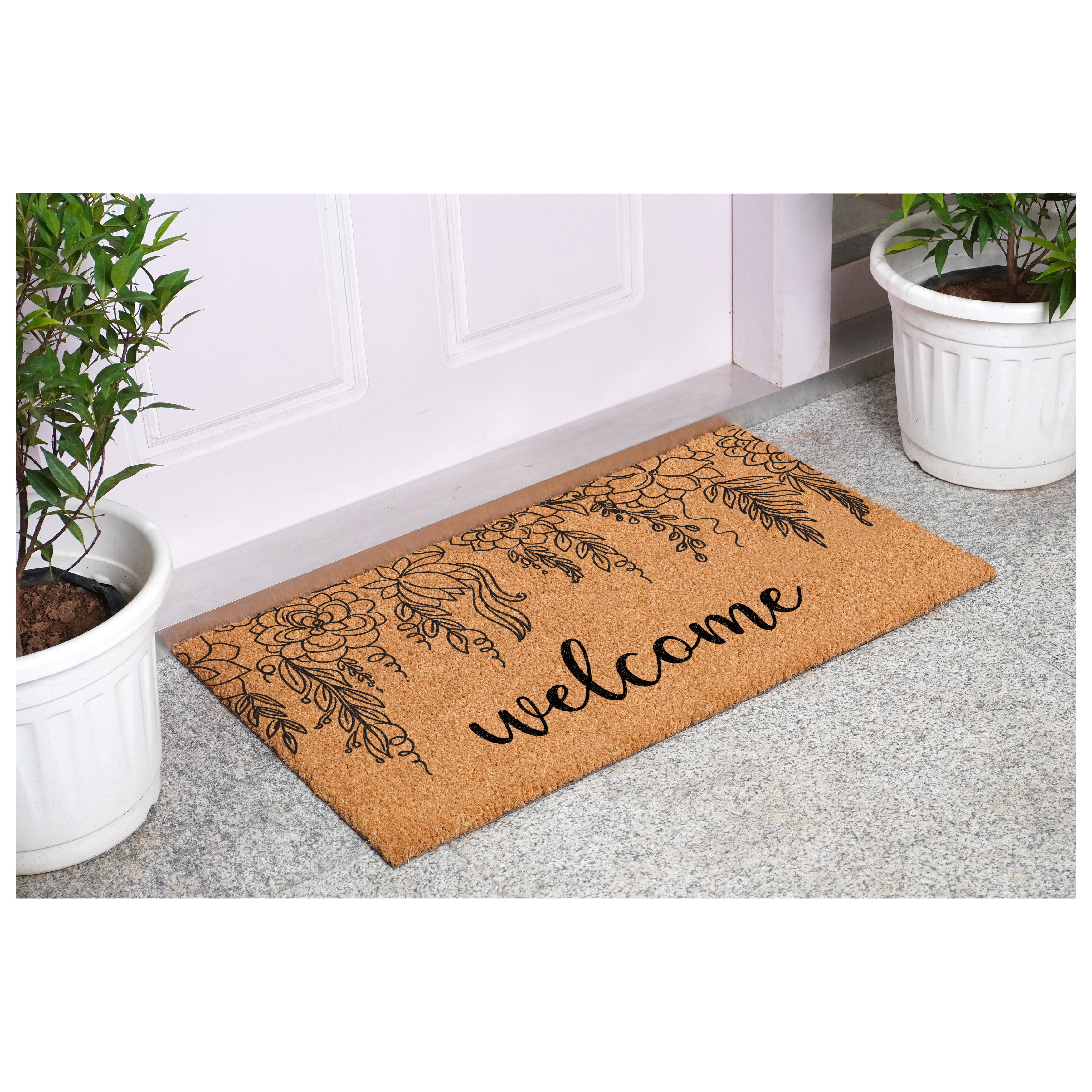 Calloway Mills 116591729 Floral Vine Welcome 17" x 29"