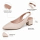 thumbnail image 5 of Zapatilla Slingback Tacón Bajo Confort Punta Fina Mujer Beira Rio 4182220 crema 22.5, 5 of 5