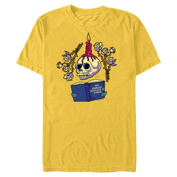 The Simpsons Treehouse of Horror - Short Sleeve Blended T-Shirt for Adults - Customized-Yellow