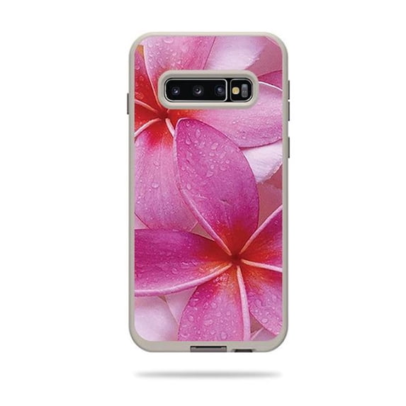 MightySkins LIFSAG10PL-Flowers Skin Decal Wrap for LifeProof Fre Case Samsung Galaxy S10 Plus Sticker - Flowers
