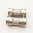 thumbnail image 4 of Male to Male Coax Connector, 2-Pack 105 Ohm F Type RG6 Coaxial Cable Adapter, RFAdapter Cable Extension Coupler for TV, Antenna, Splitter, Amplifier, 4 of 7