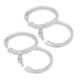 thumbnail image 2 of Anillos de Cortina - 24 Ganchos de Cortina de Ducha en Forma de O Transparentes de ABS, Anillos de Barra de Cortina para Barra de Ducha de baño, 2 of 14