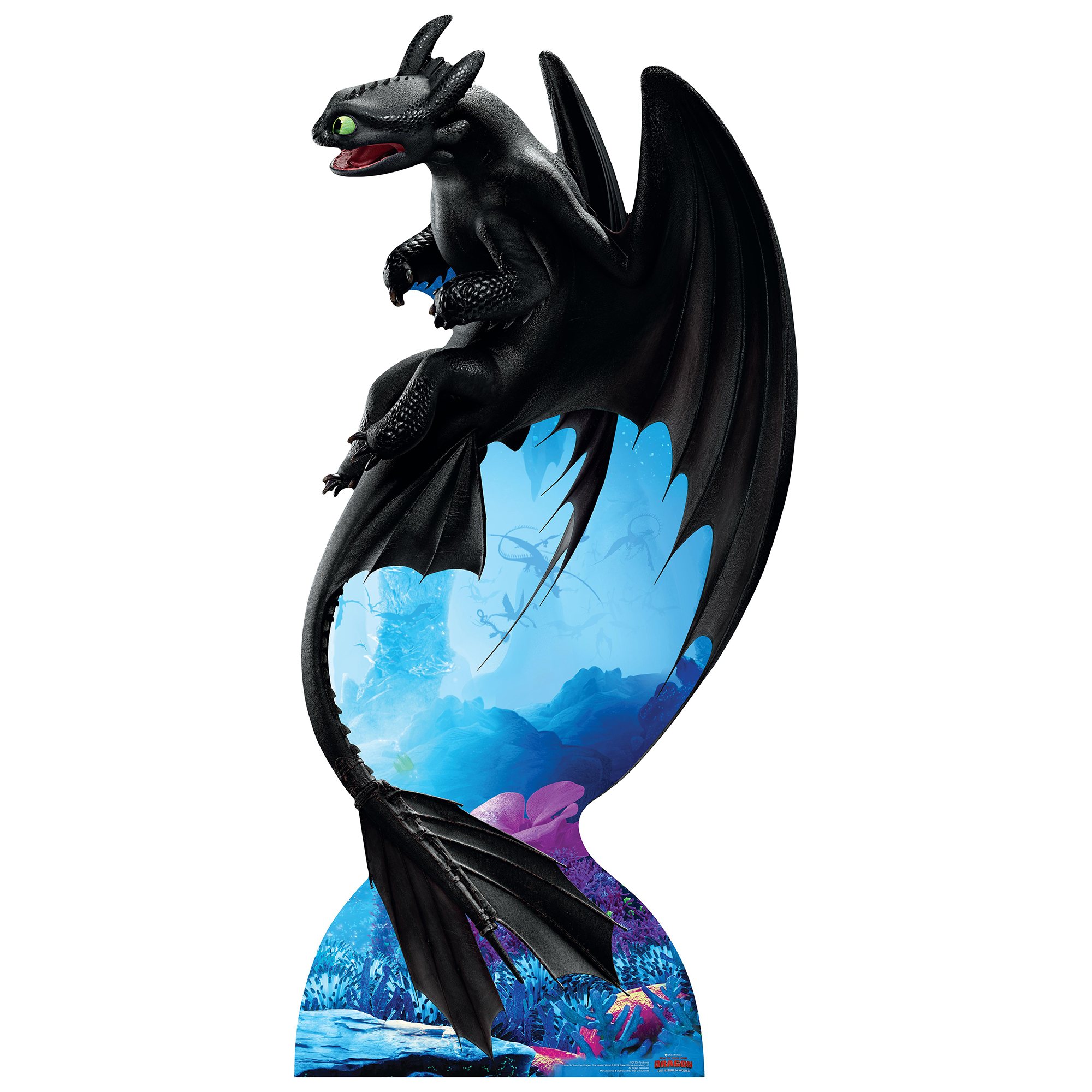 SC1300 Toothless HTTYD3 Cardboard Cutout Standup - Walmart.com