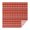 Red Christmas Reindeer, variant on Red Christmas Pattern Square Tablecloth,Waterproof Square Table Cover,Wipeable Spillproof Washable Table Cover for Home Kitchen Party Decor 42"X42"(107x107cm)