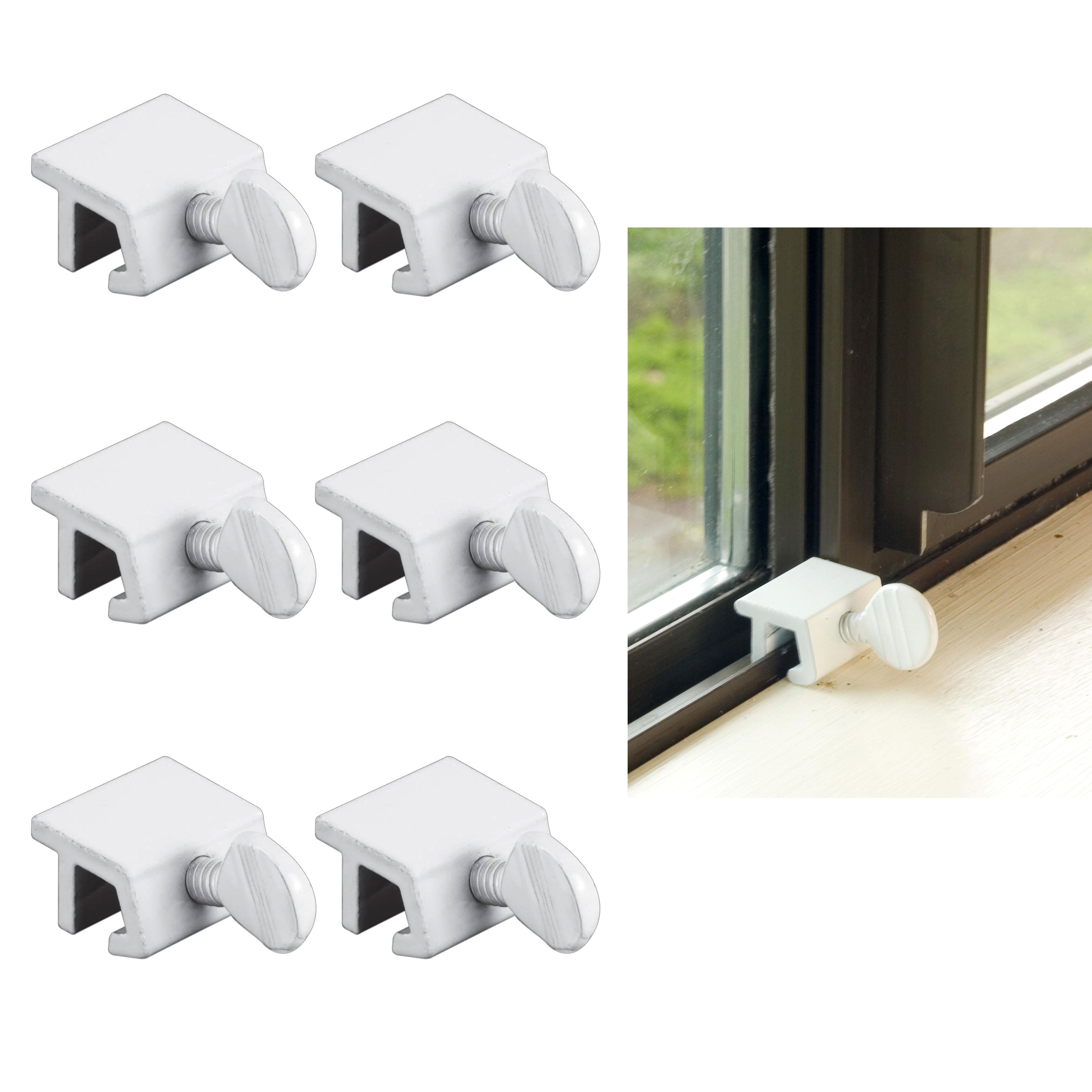 6 X Sliding Window Locks Easy Installation High Security Lock