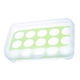 thumbnail image 1 of Kearding Caja de almacenamiento de huevos de plástico de 15 rejillas, soporte para huevos, contenedor portátil de almacenamiento de alimentos, nevera de Organizadores de utensilios de cocina Verde Kearding HA005026-01, 1 of 6