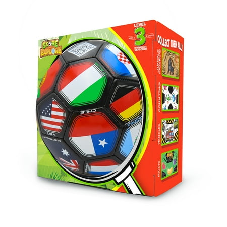 Score N Explore Children s Youth Learning & Development Soccer Balls Size 3 International Explorer / Black