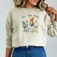 thumbnail image 2 of Love Your Flock Sweatshirt, Flock of Ducks Sweatshirt, Christmas Gift for Her, Womens Long Sleeve Shirt, Fall Sweatshirt, Teacher Gift, 2 of 10