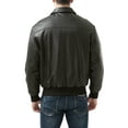 thumbnail image 5 of Landing Leathers Men Premium Air Force A-2 Goatskin Leather Flight Bomber Jacket (Regular and Big & Tall), 5 of 6