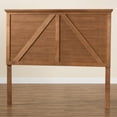 thumbnail image 6 of Baxton Studio Yorick Classic and Traditional Ash Walnut Finished Wood Queen Size Headboard, 6 of 8