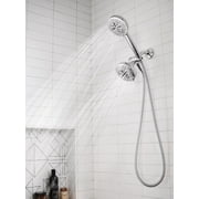 Moen Hydro Energetix Chrome Bathroom Showerhead and Handheld Shower Combo, 200C0