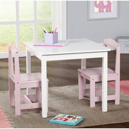 Little Colorado Play Table - TMS Hayden Kids 3-Piece Table and Chair Set, Multiple Colors