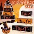 thumbnail image 3 of HANDIED Halloween Table 4 Pcs Halloween Table Decor Witch Wooden Sign Halloween Tray Decor Farmhouse Witch Tabletop Centerpiece Rustic Brew Wooden Block Signs For Home Kitchen Shel, 3 of 5