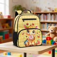 thumbnail image 2 of Jeiento Cute Giraffe 13.5 Inch Backpack for Toddler Preschool, Lightweight Kids School Bag for 2-5 Year Old Boys & Girls, 2 Front & 2 Mesh Side Pockets, 2 of 7