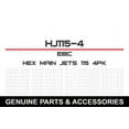 thumbnail image 2 of Ebc HJ115-4 Mikuni Hex Head Style Main Jets - 115, 2 of 2