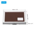 thumbnail image 2 of Uxcell RFID Credit Card Holder Metal Wallet 6 Slots Men Women Hard Protector Case Brown 2 Pack, 2 of 6