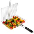 thumbnail image 1 of Grill Basket, BBQ Grilling Basket Outdoor for Grill with Removable Handle, 1 of 5