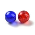 thumbnail image 4 of 100pc Round Crackle Glass Beads Mixed Color 8mm Hole: 1.3~1.6mm, 4 of 4