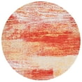 thumbnail image 2 of Safavieh Adirondack Rudyard Abstract Ombre Area Rug, Rust/Gold, 6' x 6' Round, 2 of 11